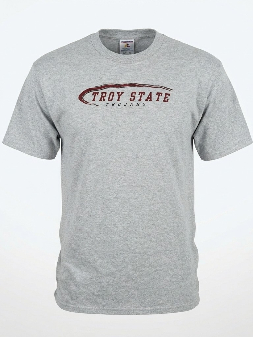 Vintage Jerzees Troy State Trojans T-Shirt Gray XL